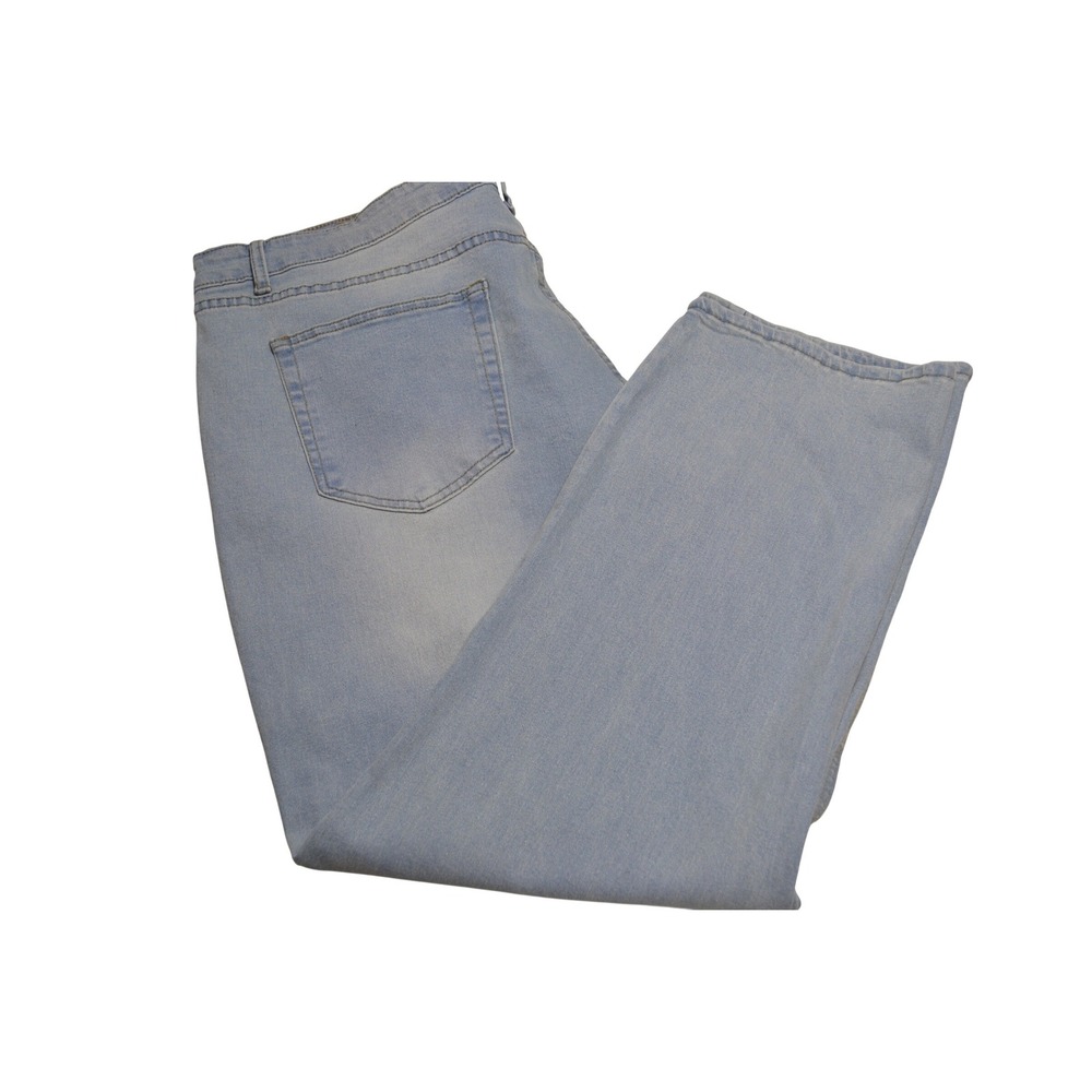 Benny Gold BG Classics Straight‎ Fit Jeans Mens 40x30 Light Blue Denim New